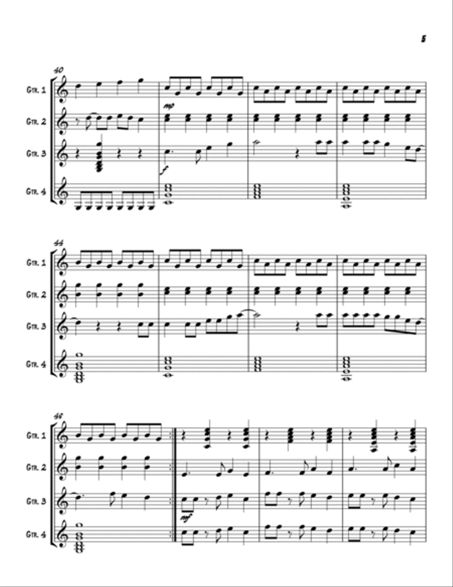 Wavin' Flag (coca-cola Celebration Mix) Acoustic Guitar scores gallery preview page 5