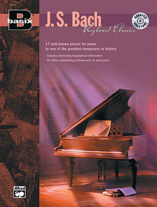 Book cover for Basix Keyboard Classics J. S Bach
