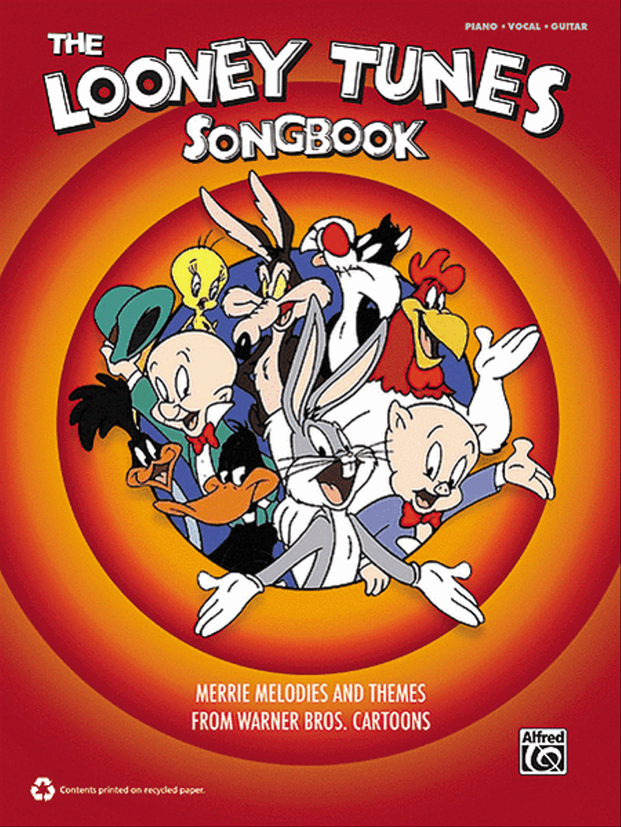 The Looney Tunes Songbook Piano, Vocal, Guitar scores gallery preview page 1