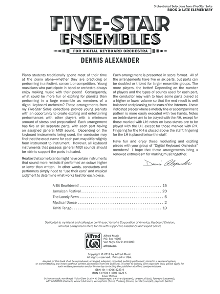 Five-Star Ensembles Easy Piano scores gallery preview page 2