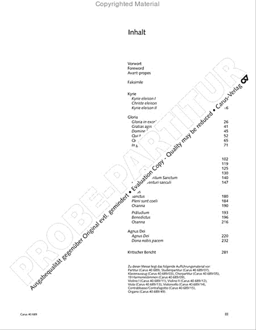 Missa solemnis Missa solemnis 4-Part scores gallery preview page 5