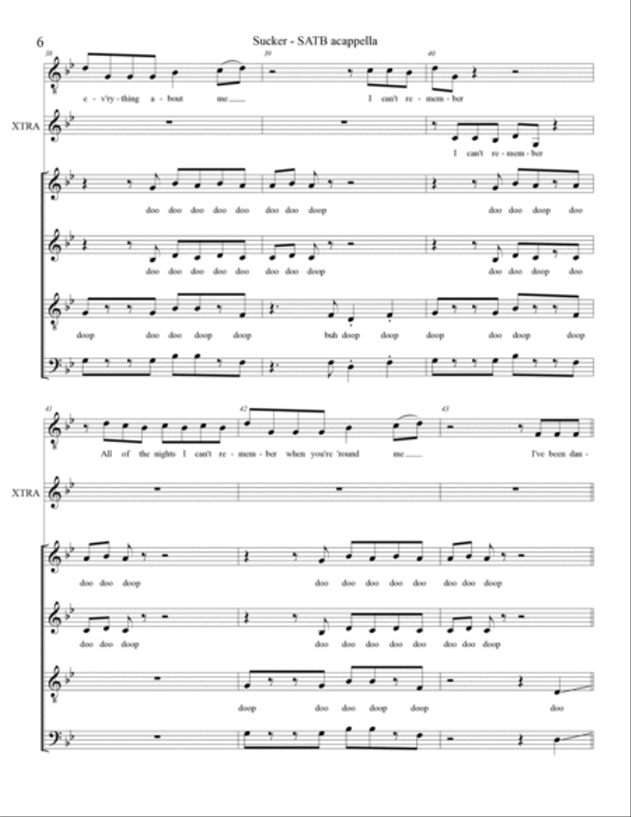 Sucker Sucker 4-Part scores gallery preview page 6