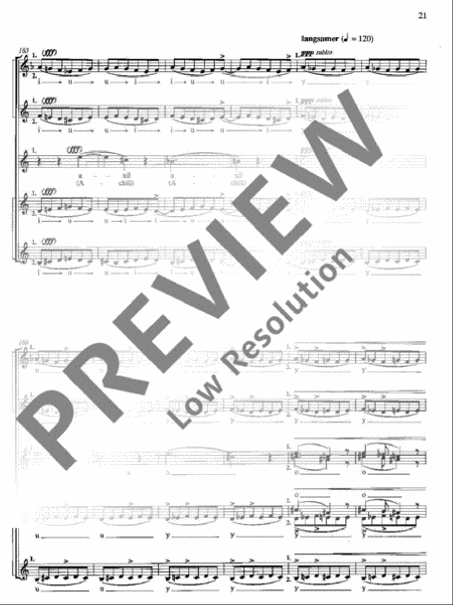 Amazones Amazones Women's Choir scores gallery preview page 21