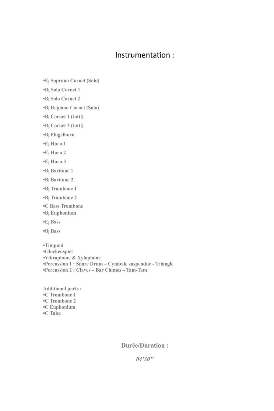 AIR MEMORIA Brass Band scores gallery preview page 4