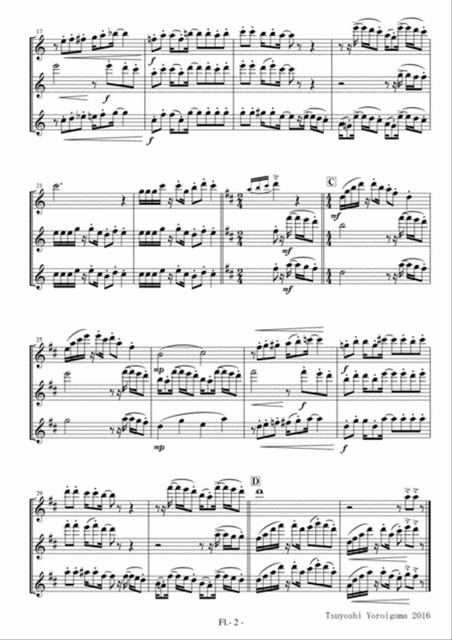 Under The Sea Woodwind Trio scores gallery preview page 2