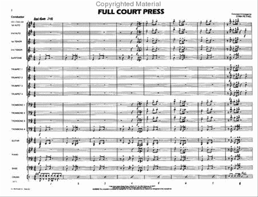 Full Court Press Jazz Ensemble scores gallery preview page 2
