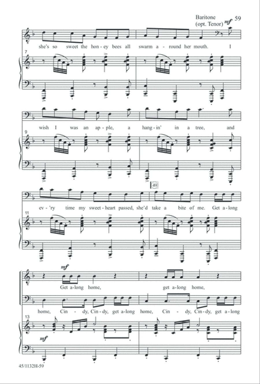 Singable Solutions for TB Choirs TB scores gallery preview page 59
