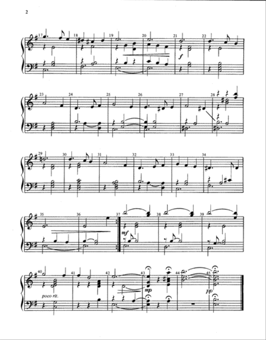 Five Easy Christmas Settings 3-Octaves scores gallery preview page 3