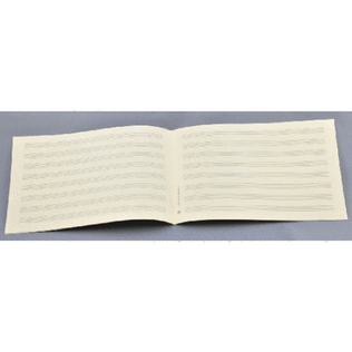 Book cover for Music manuscript paper 8 staves