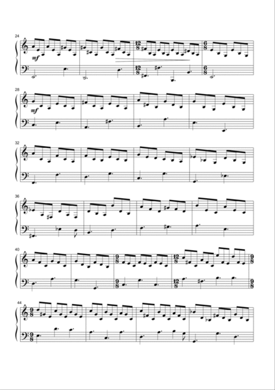 Helene, Stolpersteine Variations Piano Solo scores gallery preview page 2