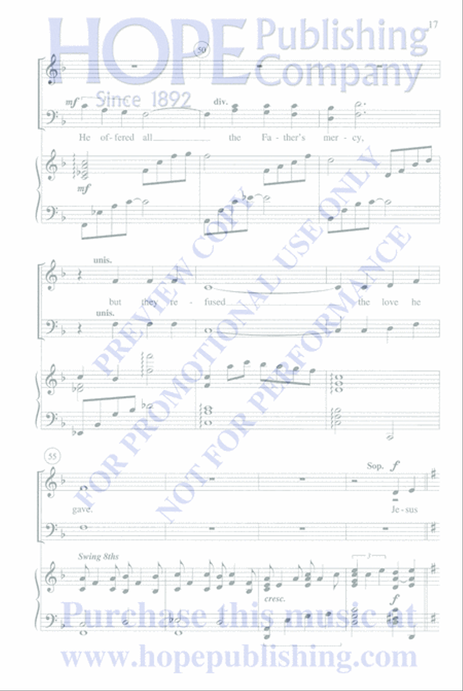 Here is the Love Choir scores gallery preview page 21