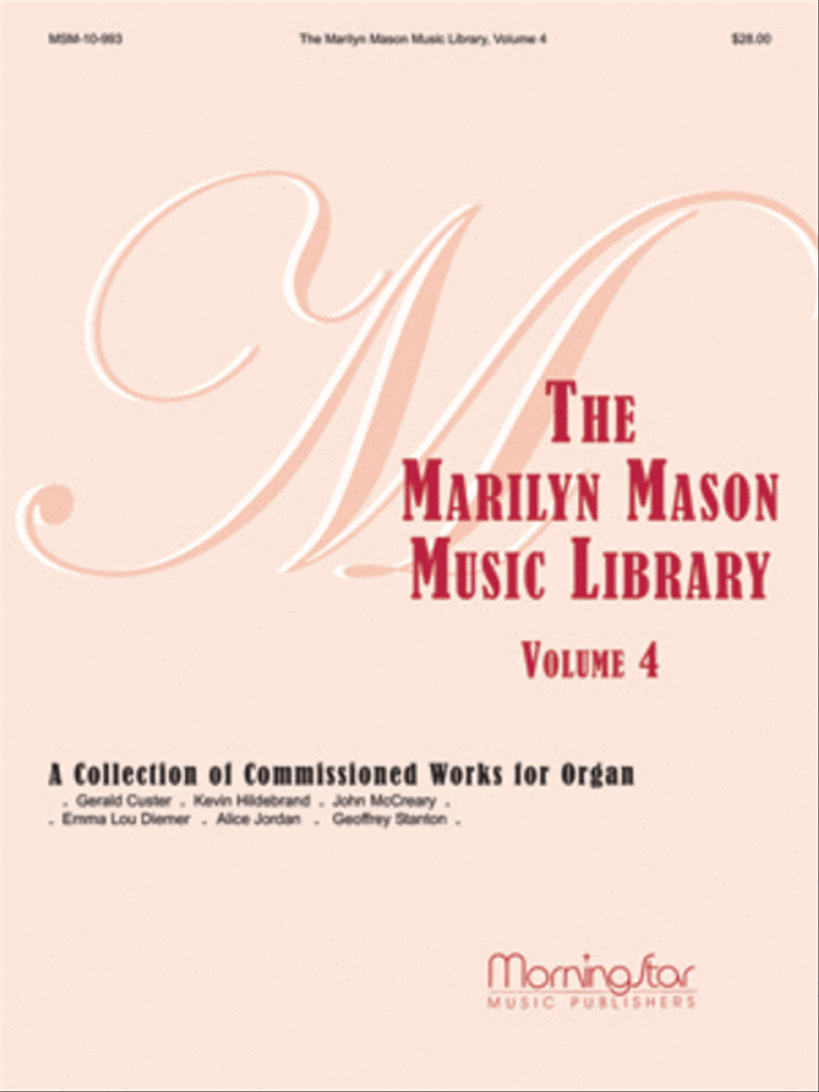 Marilyn Mason Music Library, Volume 4 image number null