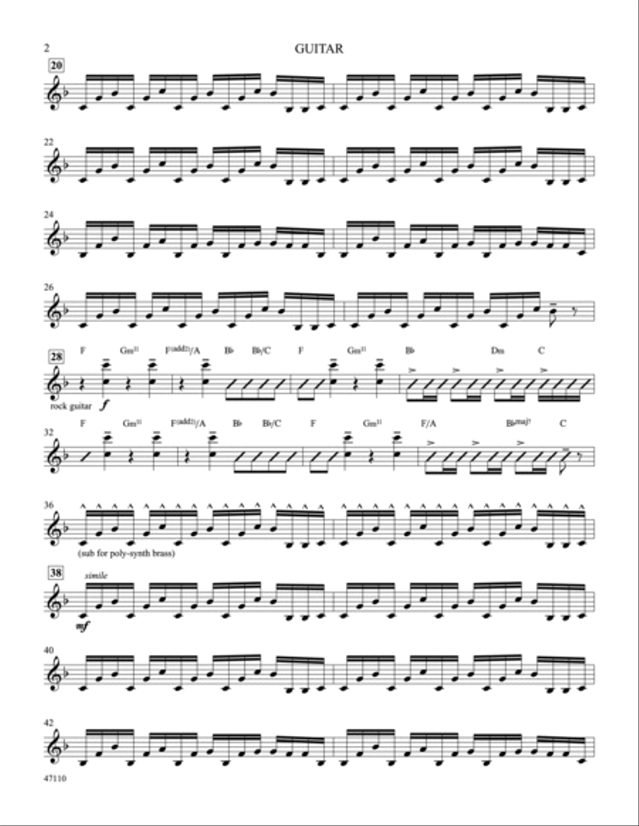 Kyrie: Guitar Kyrie: Guitar Guitar scores gallery preview page 2