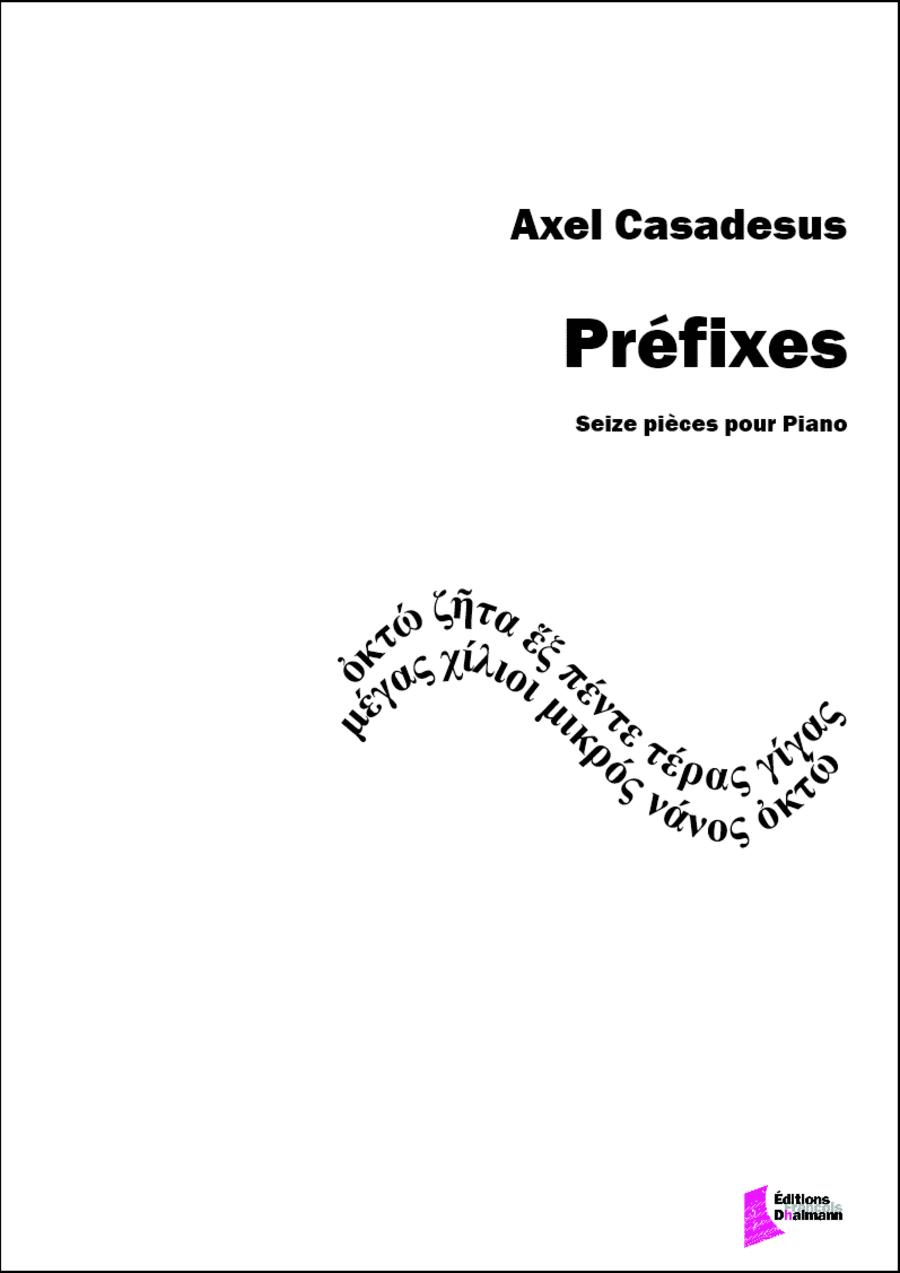 Préfixes Préfixes Piano Solo scores gallery preview page 1