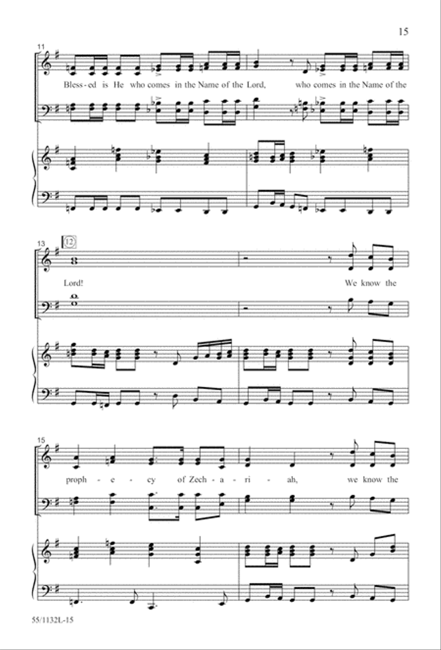 Journey to the Cross 4-Part scores gallery preview page 15