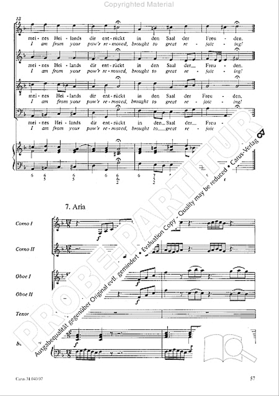 Christ was manifested for this purpose (Dazu ist erschienen der Sohn Gottes) ATB scores gallery preview page 59