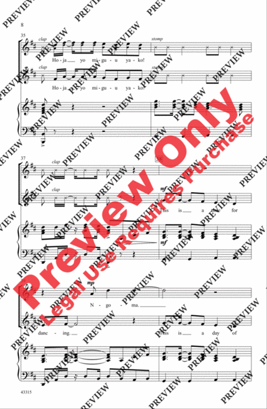 Sisi Sote 2-Part scores gallery preview page 8