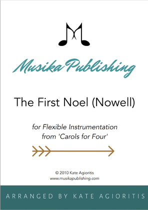 The First Noel (Nowell) from 'Carols for Four (or More) - Flexible Instrumentation