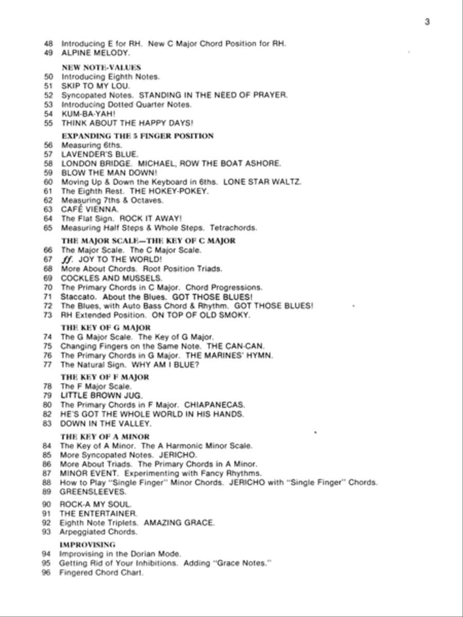 Alfred's Basic Electronic Keyboard Course Electronic Keyboard scores gallery preview page 6