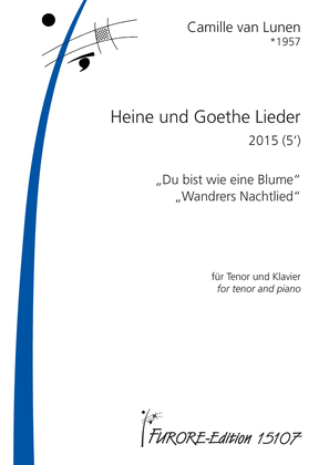 Book cover for Heine und Goethe Lieder