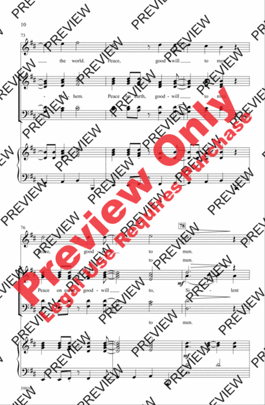 A Joyful Night - SoundTrax CD (CD only) Choir scores gallery preview page 10