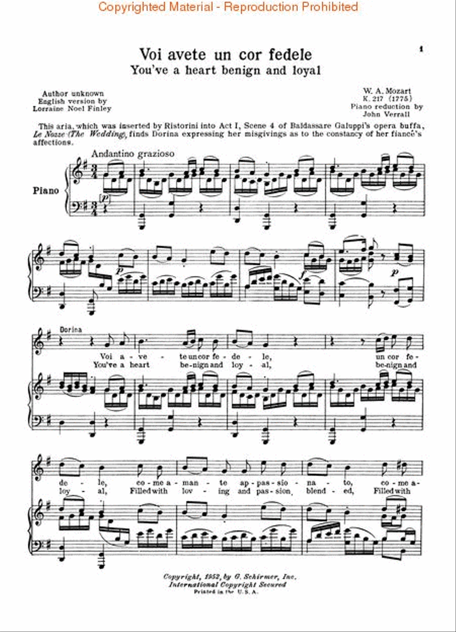 21 Concert Arias for Soprano – Volume I Piano, Vocal scores gallery preview page 2