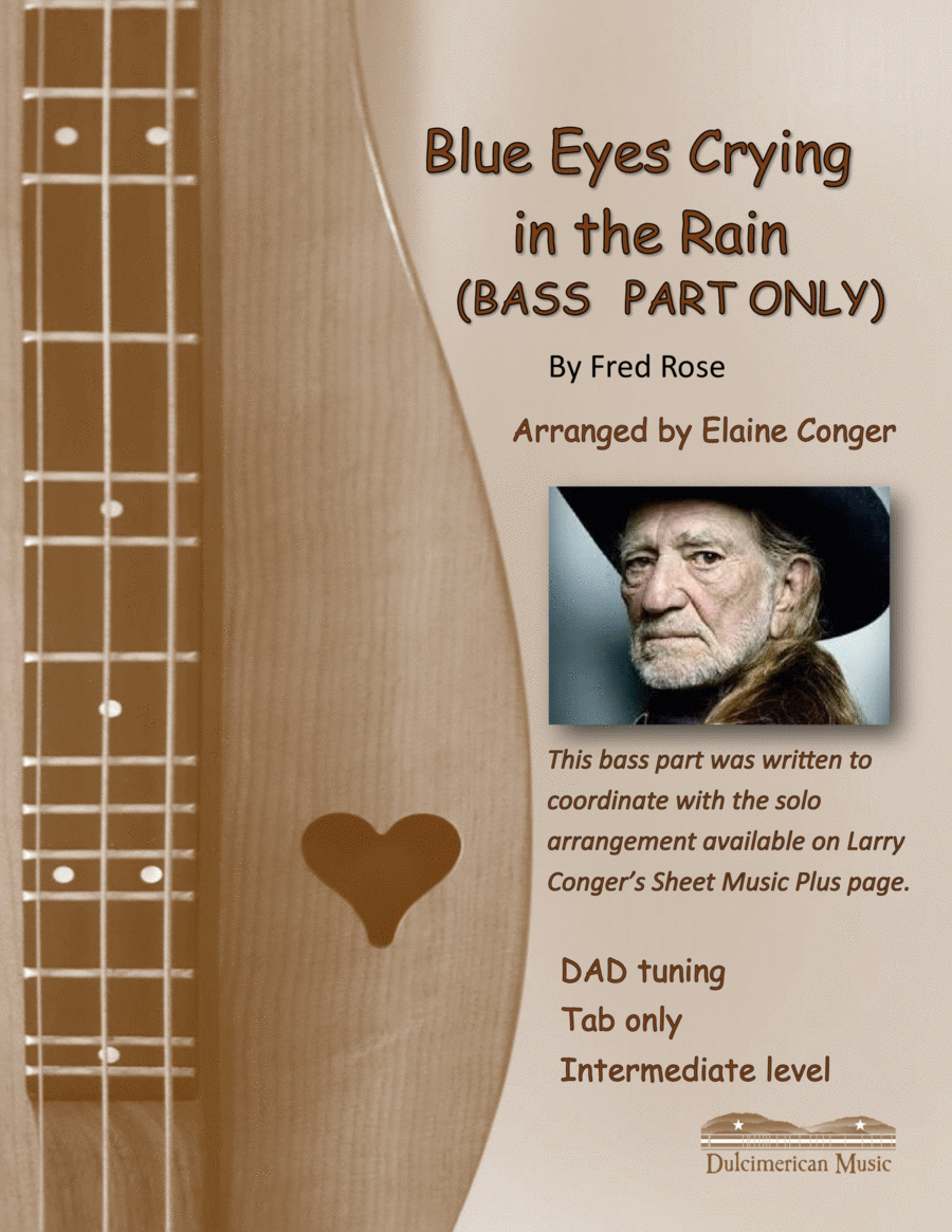 Blue Eyes Crying In The Rain Dulcimer scores gallery preview page 1