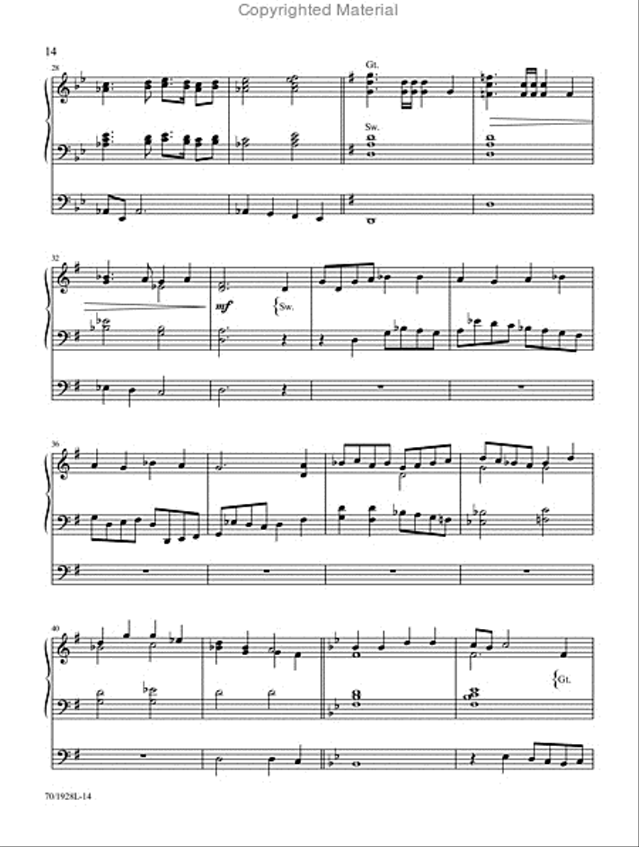 Jubilation! Jubilation! Organ Solo scores gallery preview page 9