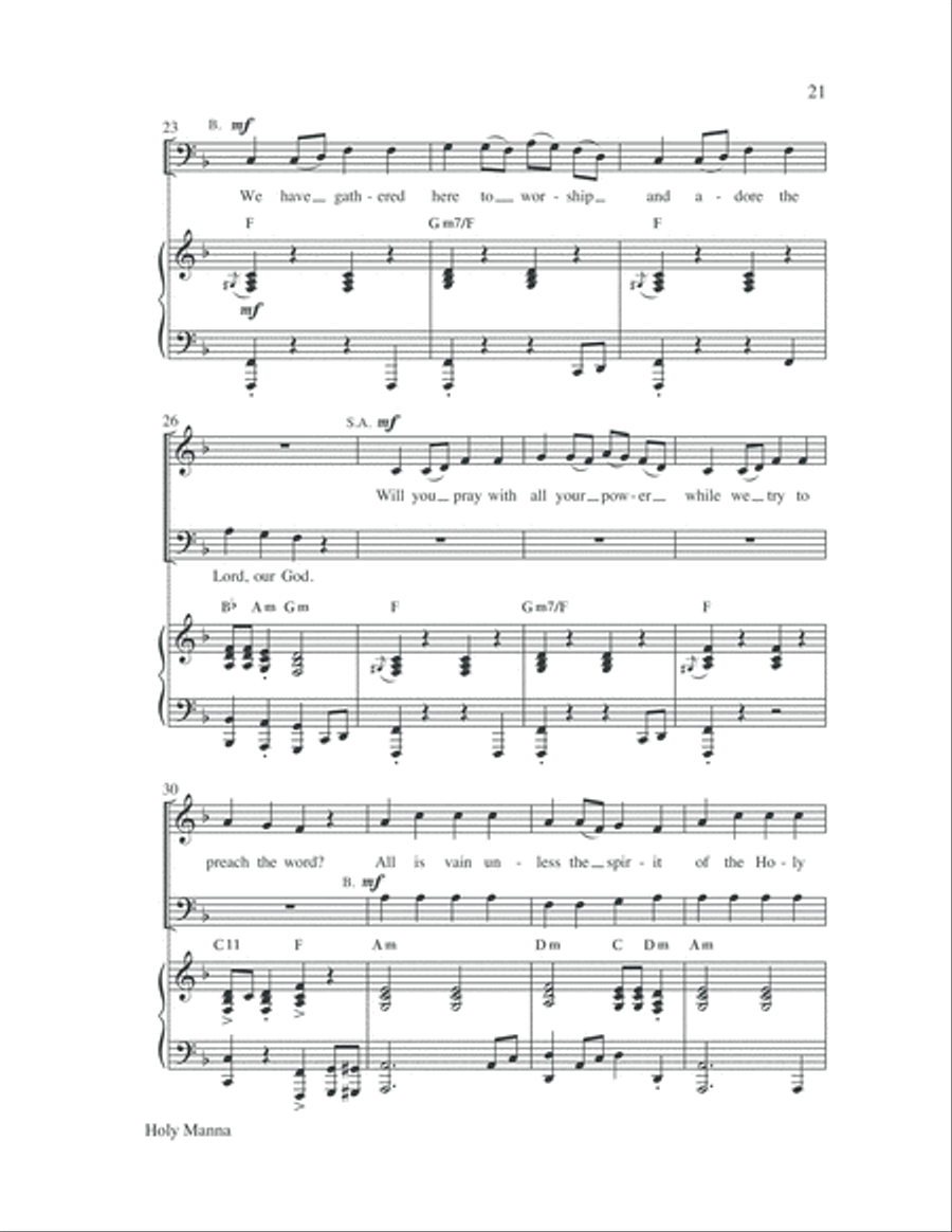 Easy Anthems, Vol. 4 Easy Anthems, Vol. 4 3-Part scores gallery preview page 22