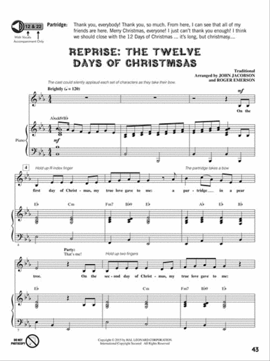 A Party in a Pear Tree Choir scores gallery preview page 6