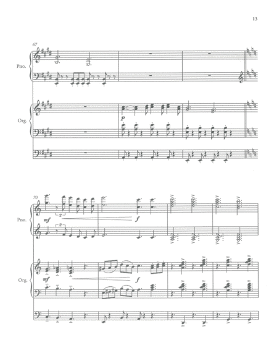 Mine Eyes Have Seen the Glory Organ scores gallery preview page 11