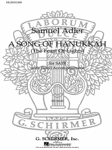 Song Of Hanukkah Feast Of Lights