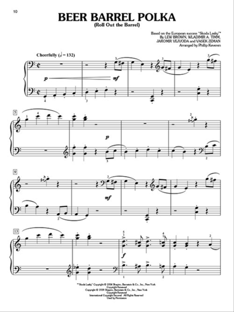 Waltzes & Polkas for Easy Classical Piano Easy Piano scores gallery preview page 4