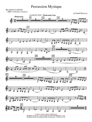 Percussion Mystique: B-flat Bass Clarinet