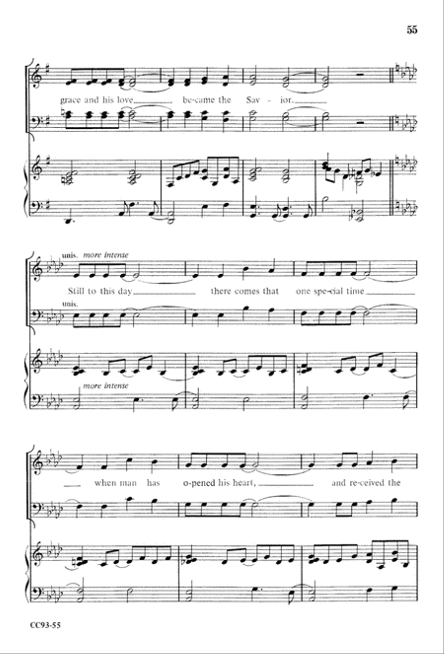 Jesus Is Born Jesus Is Born 4-Part scores gallery preview page 57