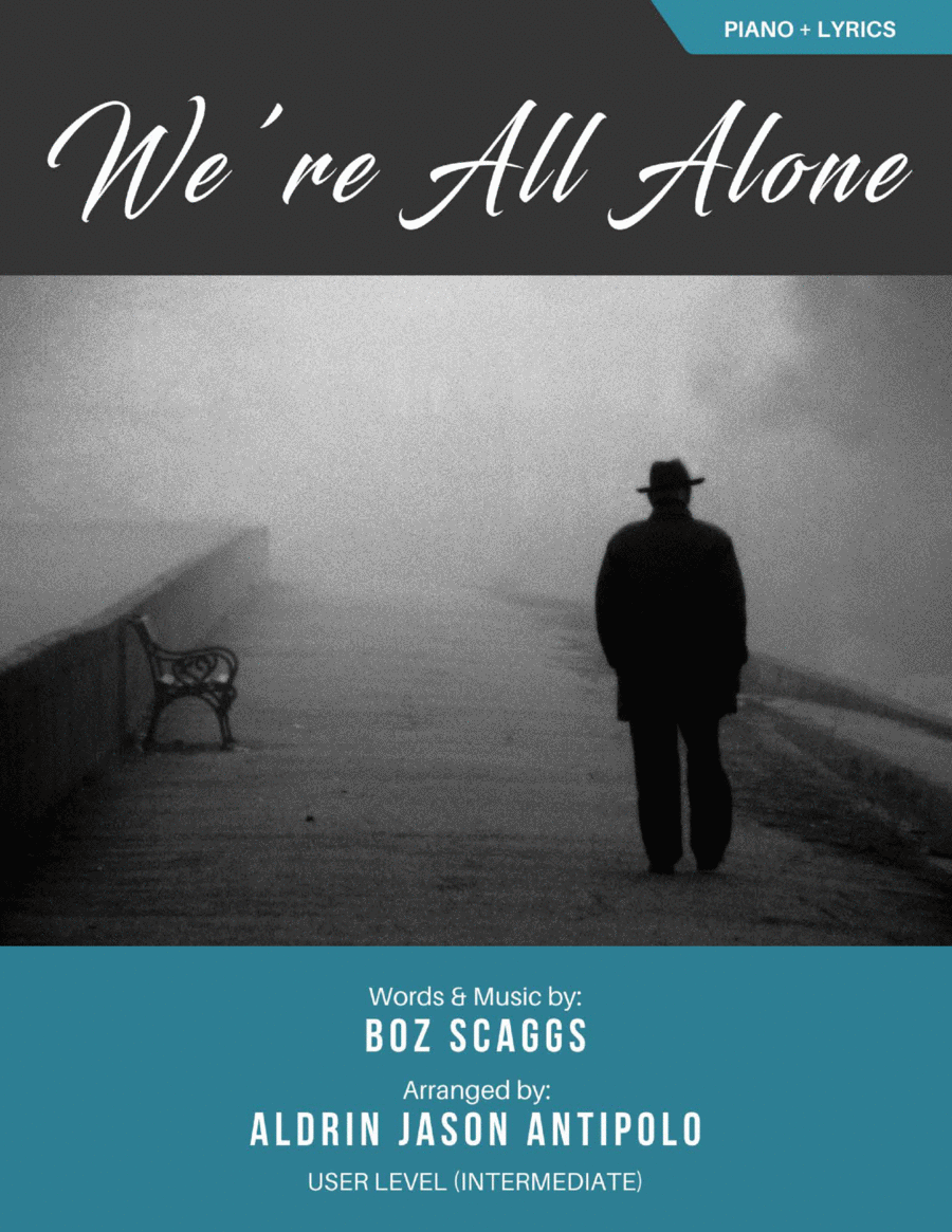 We're All Alone We're All Alone Easy Piano scores gallery preview page 1