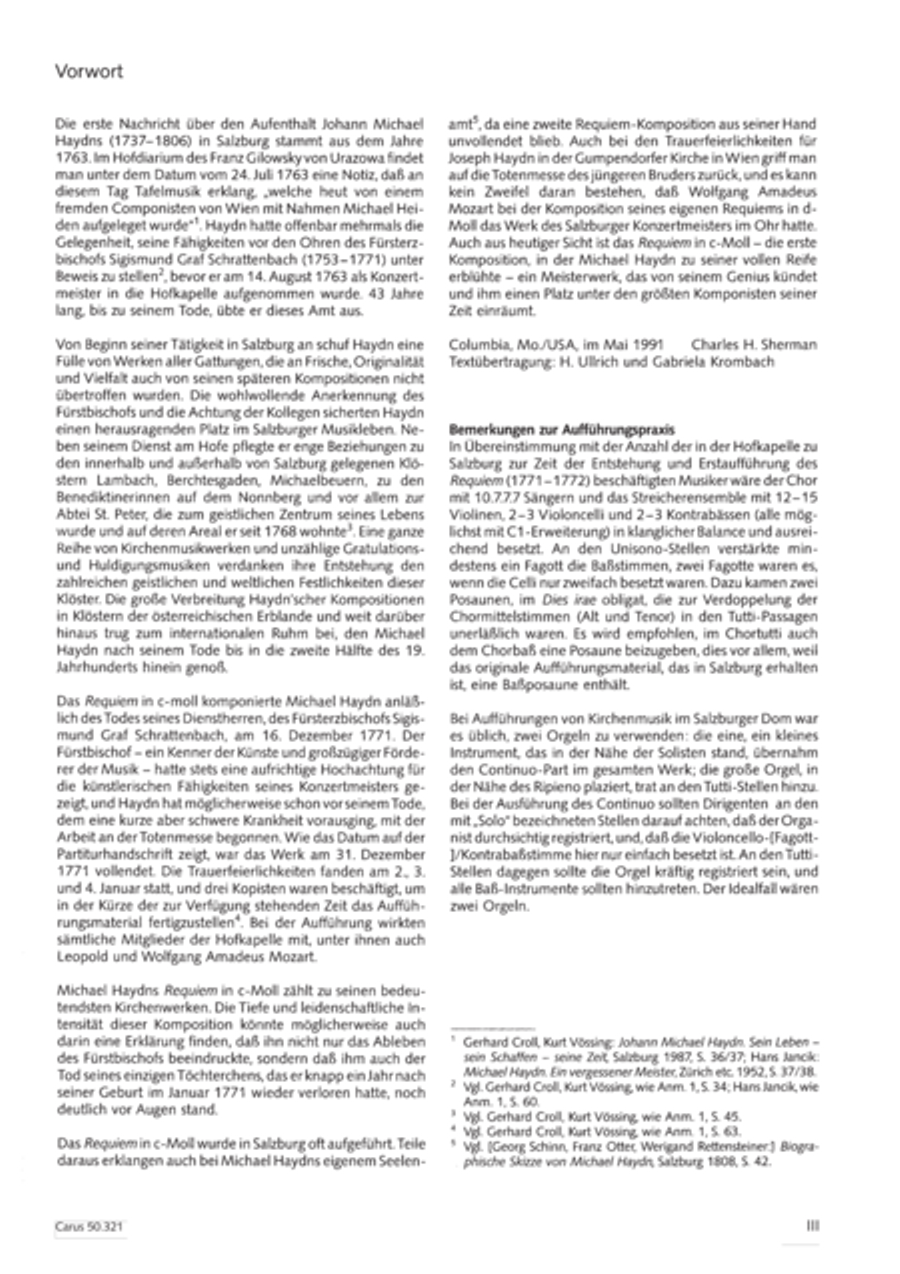 Requiem in C minor 4-Part scores gallery preview page 4