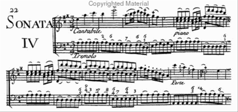Les sons harmoniques. Opus IV Violin scores gallery preview page 2