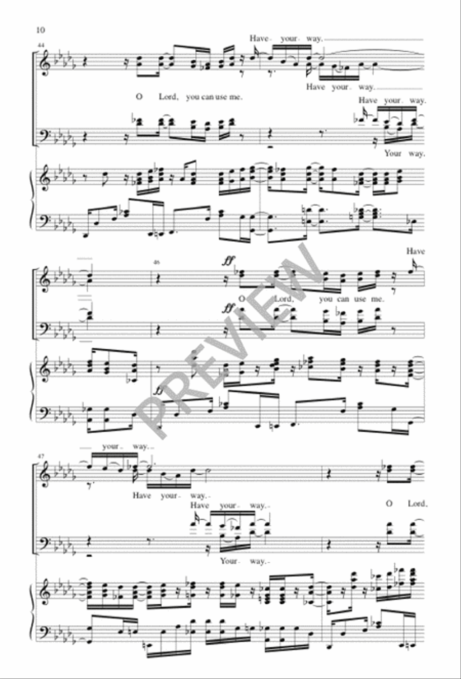 Use Me 4-Part scores gallery preview page 10