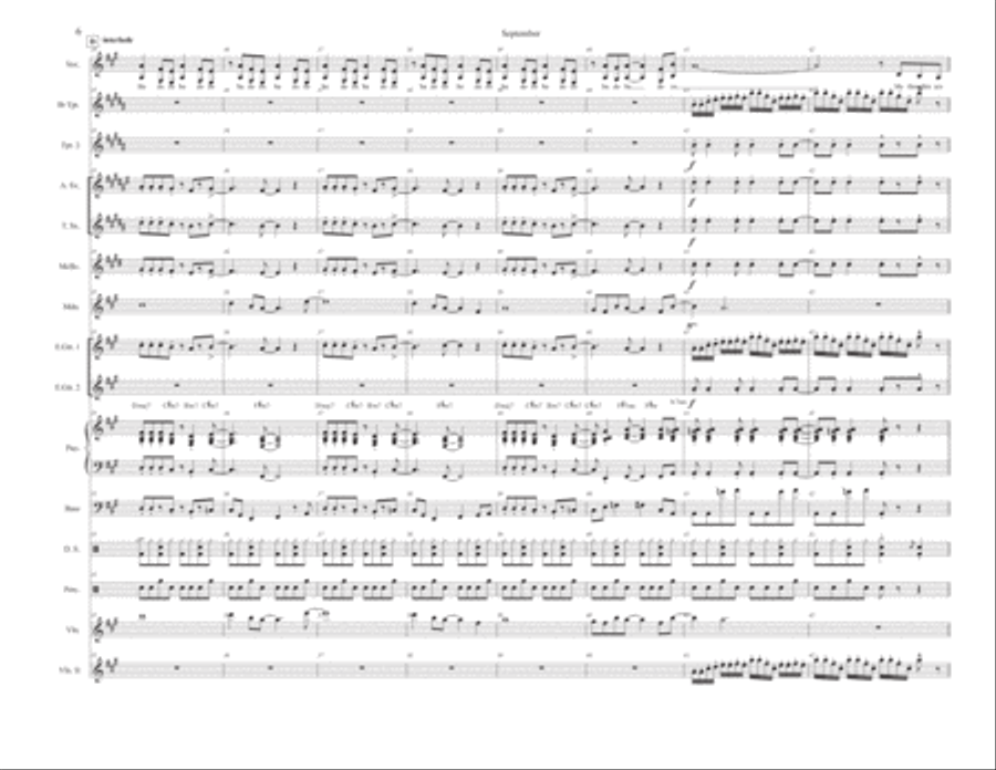 September Piano, Vocal, Guitar scores gallery preview page 6