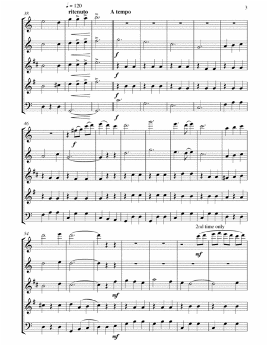 Daisy Bell (A Bicycle Built For Two): Wind Quintet Woodwind Quintet scores gallery preview page 4