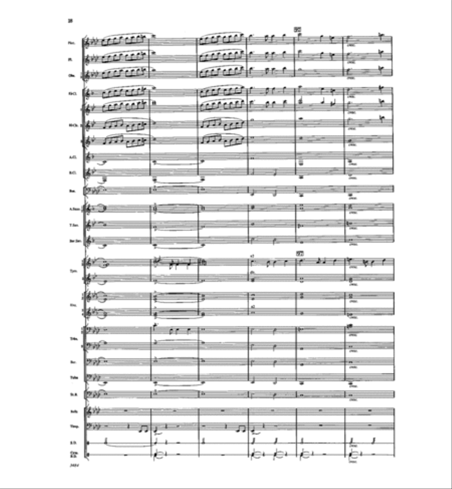 The Americans The Americans Concert Band scores gallery preview page 17
