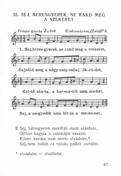 RoZSA 94 ungarische Volkslieder