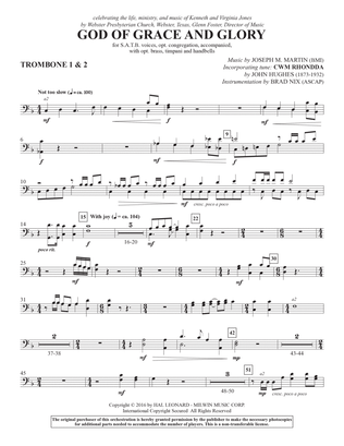 God of Grace and Glory - Trombone 1 & 2