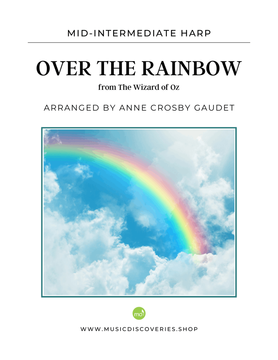Over The Rainbow Celtic Harp scores gallery preview page 1