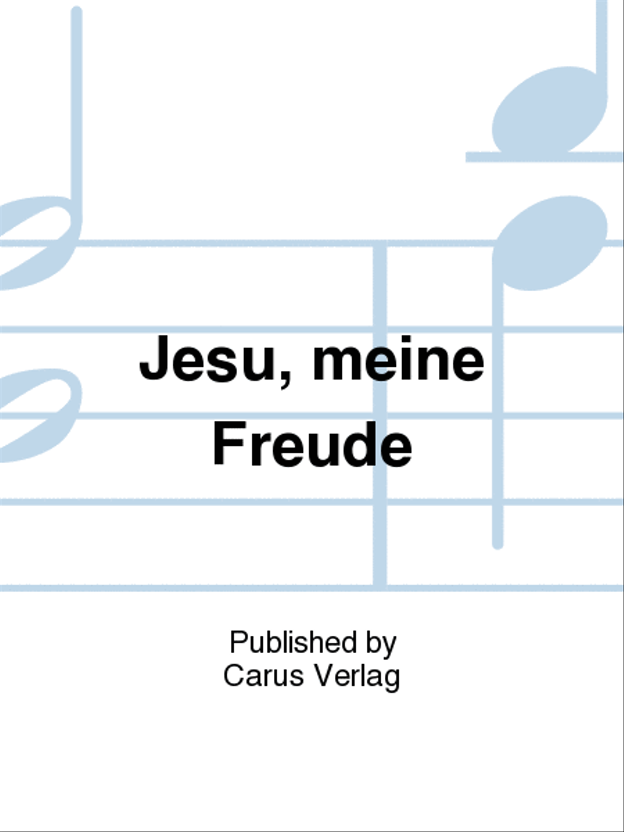 Jesu, thou my pleasure Children's Choir scores gallery preview page 1