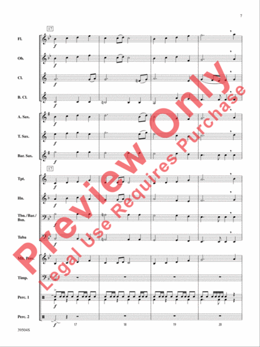 Encore! Concert Band scores gallery preview page 7