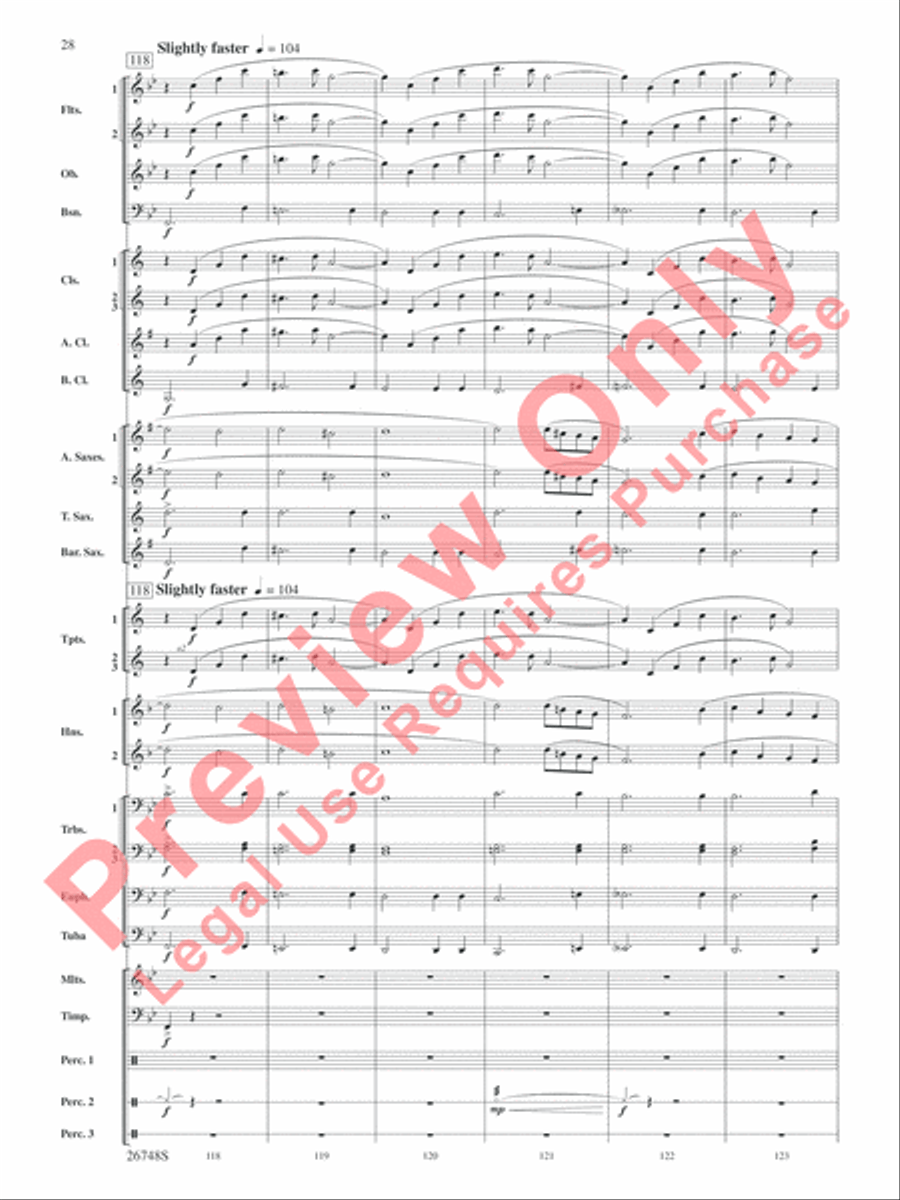 Cotton Ferry Expedition Concert Band scores gallery preview page 29