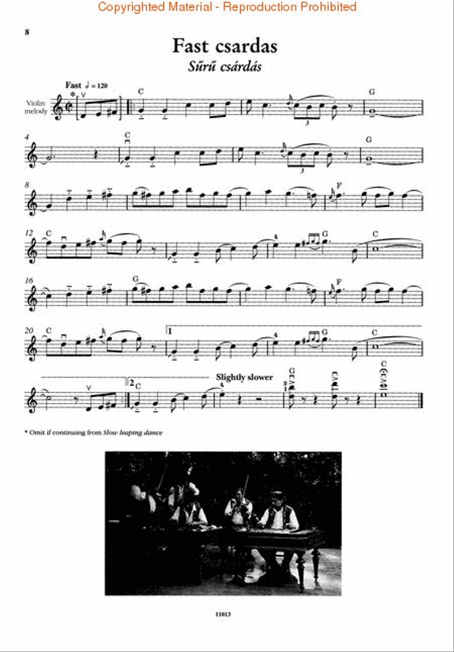 The Gypsy Fiddler – Complete Violin Solo scores gallery preview page 3