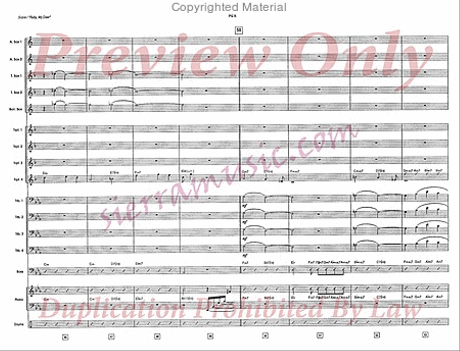 Ruby, My Dear Big Band scores gallery preview page 9